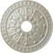 Ekena Millwork Warsaw Ceiling Medallion (Fits Canopies up to 3 1/2"), 18"OD x 3 1/2"ID x 1 3/8"P, Flash Blue CM18WAFBS - alternate 1